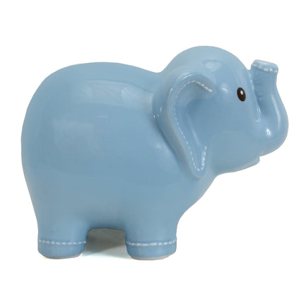 Large Blue Elephant Bank