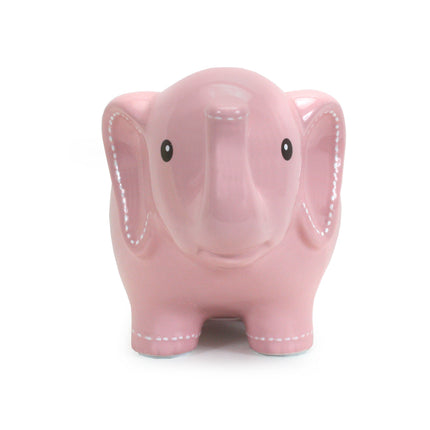 Large Pink Elephant Bank