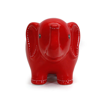 Large Red Elephant Bank
