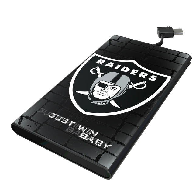 Las Vegas Raiders Brick 5000mAh Flat Powerbank