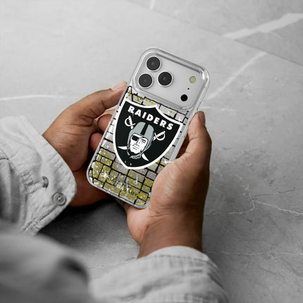 Las Vegas Raiders Brick Glitter Phone Case for Apple iPhone