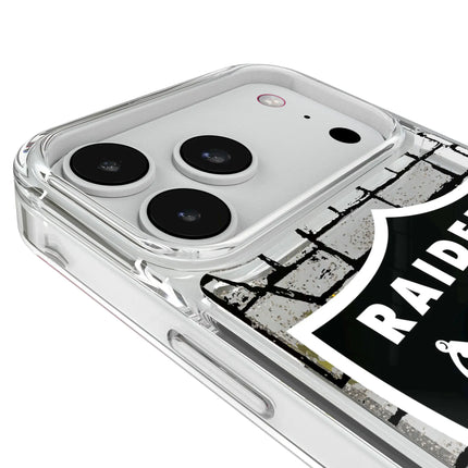 Las Vegas Raiders Brick Glitter Phone Case for Apple iPhone