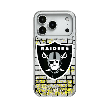 Las Vegas Raiders Brick Glitter Phone Case for Apple iPhone