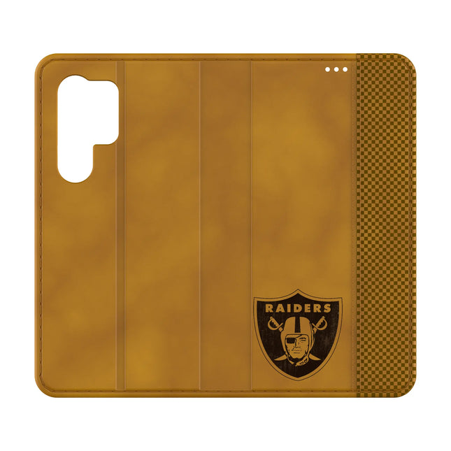Las Vegas Raiders Burn Folio Phone Case for Samsung Galaxy