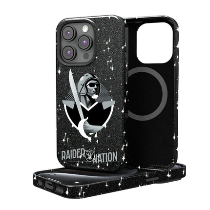 Las Vegas Raiders Deco Black Bling Phone Case for Apple iPhone