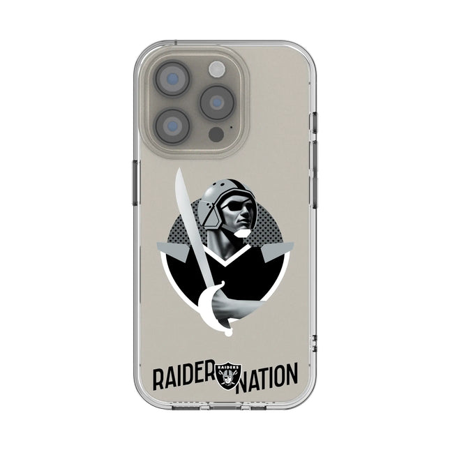 Las Vegas Raiders Deco Clear Phone Case for Apple iPhone