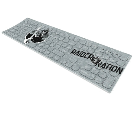 Las Vegas Raiders Deco Curved Wireless Keyboard