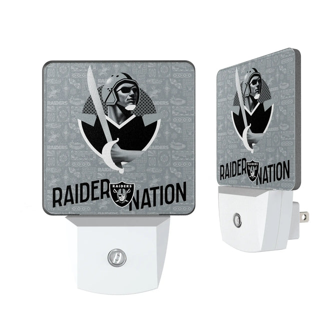 Las Vegas Raiders Deco Night Light 2-Pack