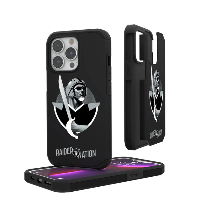 Las Vegas Raiders Deco Rugged Phone Case for Apple iPhone
