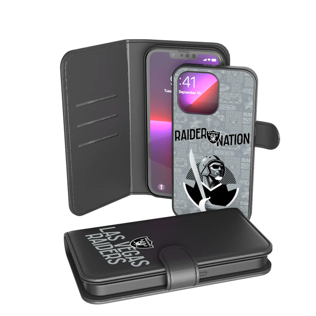 Las Vegas Raiders Deco Wallet Phone Case for Apple iPhone