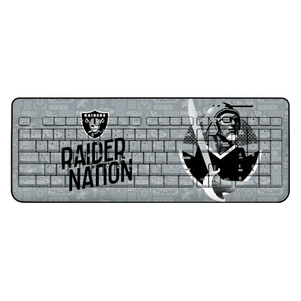 Las Vegas Raiders Deco Wireless USB Keyboard