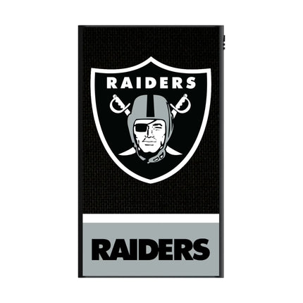 Las Vegas Raiders Endzone Solid 5000mAh Flat Powerbank