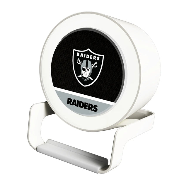 Las Vegas Raiders Endzone Solid Night Light Charger and Bluetooth Speaker