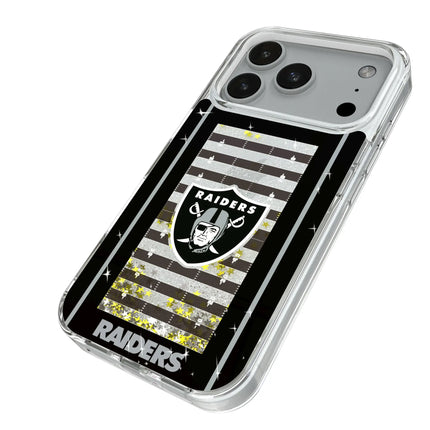 Las Vegas Raiders Field Glitter Phone Case for Apple iPhone