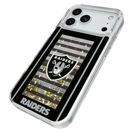 Las Vegas Raiders Field Glitter Phone Case for Apple iPhone