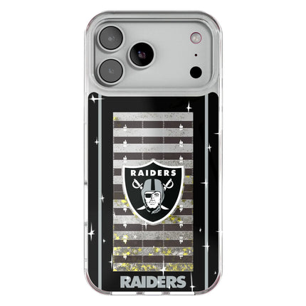 Las Vegas Raiders Field Glitter Phone Case for Apple iPhone