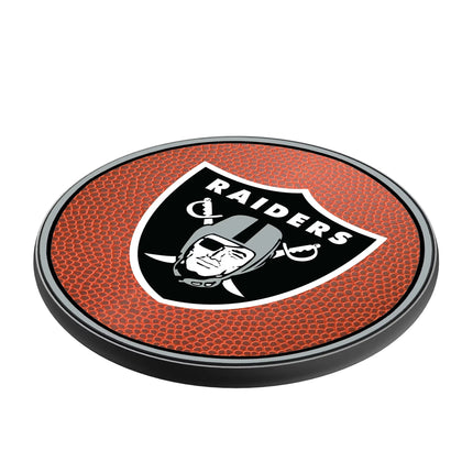 Las Vegas Raiders Football 15-Watt Wireless Charger