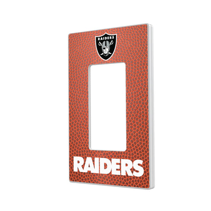Las Vegas Raiders Football Hidden-Screw Light Switch Plate
