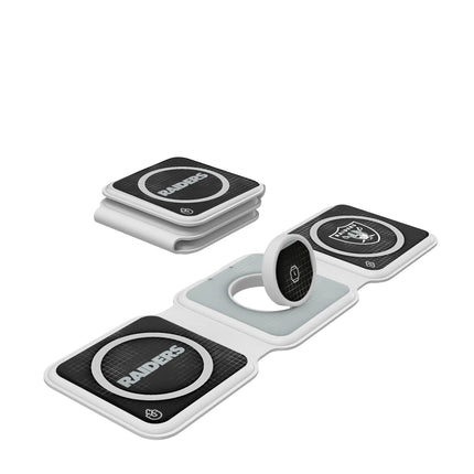 Las Vegas Raiders Hatch Foldable 3 in 1 Charger