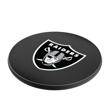 Las Vegas Raiders Linen 15-Watt Wireless Charger