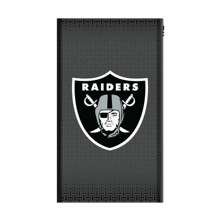 Las Vegas Raiders Linen 5000mAh Flat Powerbank