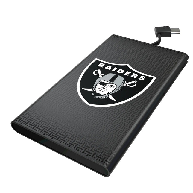 Las Vegas Raiders Linen 5000mAh Flat Powerbank