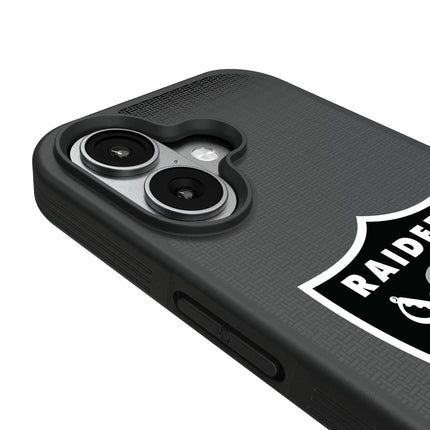 Las Vegas Raiders Linen Bump Phone Case for Apple iPhone
