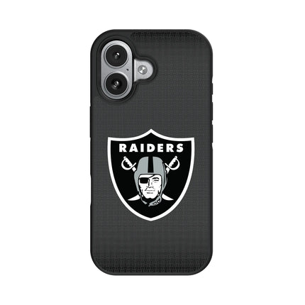 Las Vegas Raiders Linen Bump Phone Case for Apple iPhone