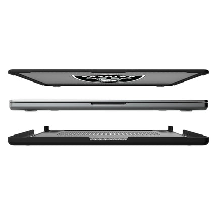 Las Vegas Raiders Linen Laptop Case for Apple MacBook
