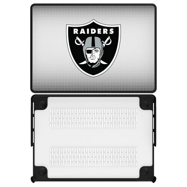 Las Vegas Raiders Linen Laptop Case for Apple MacBook