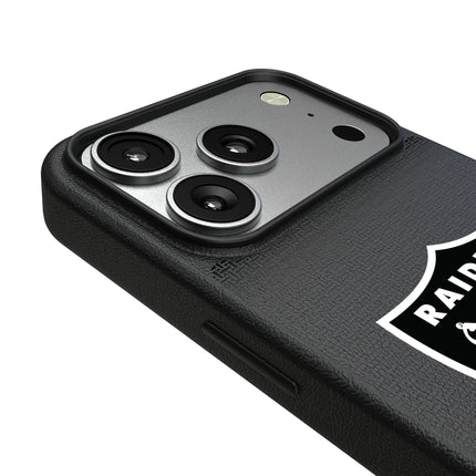 Las Vegas Raiders Linen MagSafe Compatible Phone Case for Apple iPhone