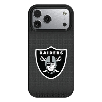 Las Vegas Raiders Linen MagSafe Compatible Phone Case for Apple iPhone