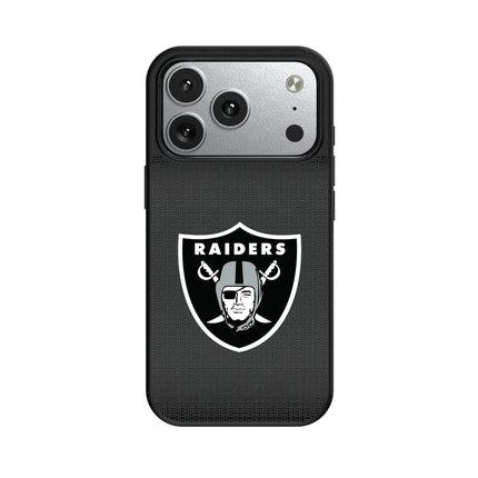 Las Vegas Raiders Linen MagSafe Compatible Phone Case for Apple iPhone