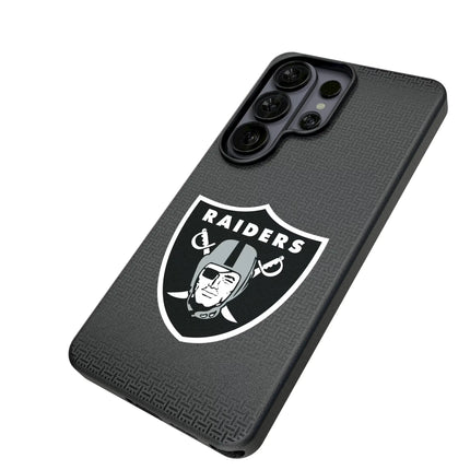 Las Vegas Raiders Linen MagSafe Compatible Phone Case for Samsung Galaxy