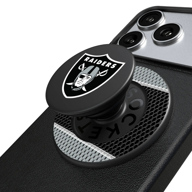 Las Vegas Raiders Mesh PopSockets Magnetic Phone Grip and Stand