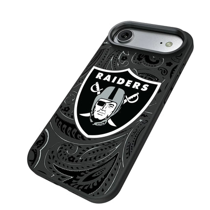 Las Vegas Raiders Paisley Bump Phone Case for Apple iPhone