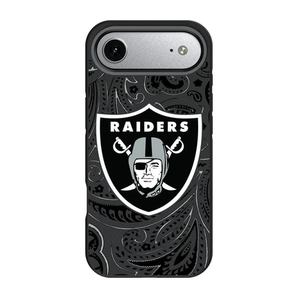 Las Vegas Raiders Paisley Bump Phone Case for Apple iPhone