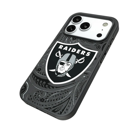 Las Vegas Raiders Paisley Bump Phone Case for Apple iPhone