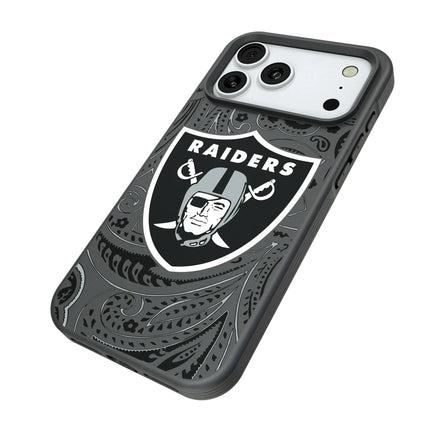 Las Vegas Raiders Paisley Bump Phone Case for Apple iPhone