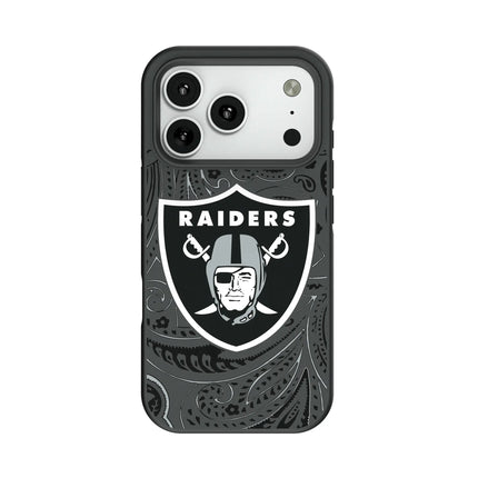Las Vegas Raiders Paisley Bump Phone Case for Apple iPhone