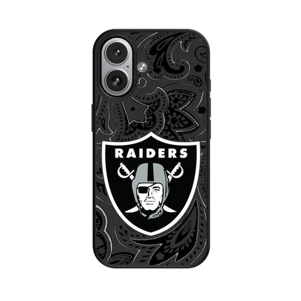 Las Vegas Raiders Paisley MagSafe Compatible Phone Case for Apple iPhone