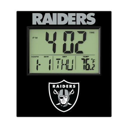 Las Vegas Raiders Quadtile Wall Clock