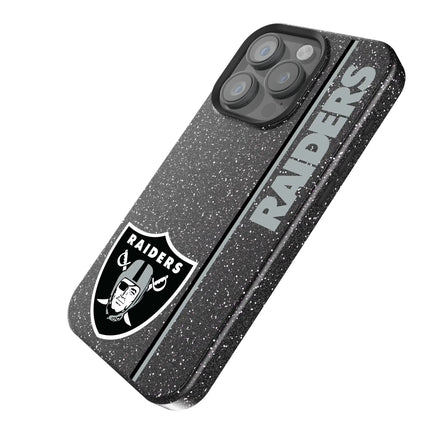 Las Vegas Raiders Sidebar Black Bling Phone Case for Apple iPhone