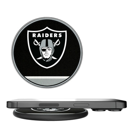 Las Vegas Raiders Stripe 15-Watt Wireless Charger