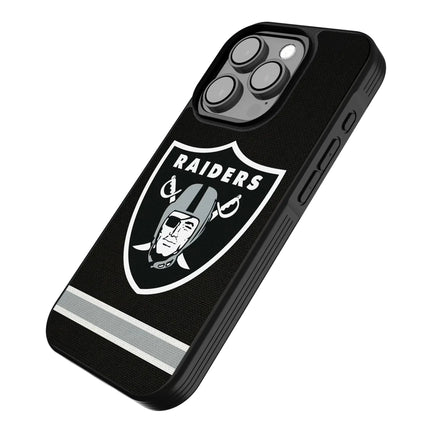 Las Vegas Raiders Stripe Bump Phone Case for Apple iPhone