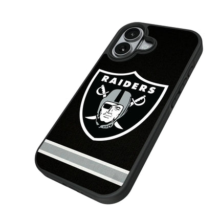 Las Vegas Raiders Stripe Bump Phone Case for Apple iPhone
