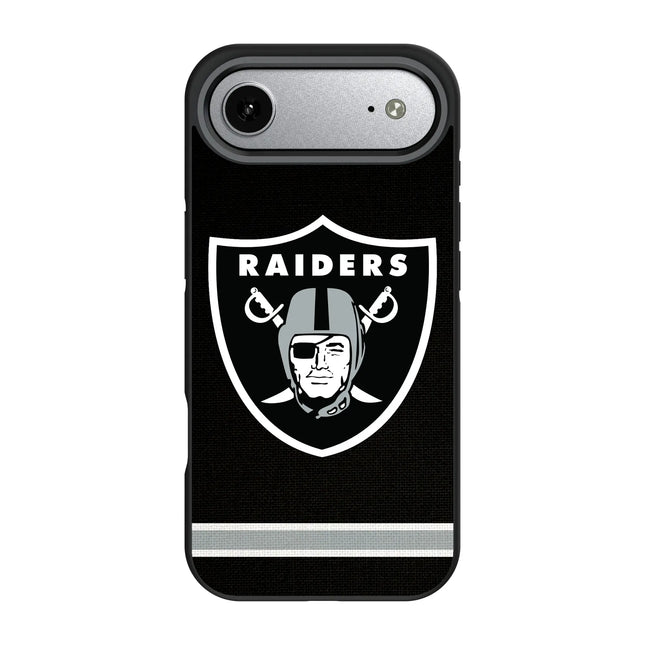 Las Vegas Raiders Stripe Bump Phone Case for Apple iPhone
