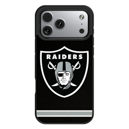 Las Vegas Raiders Stripe Bump Phone Case for Apple iPhone
