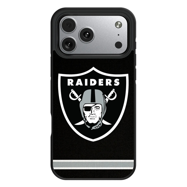 Las Vegas Raiders Stripe Bump Phone Case for Apple iPhone