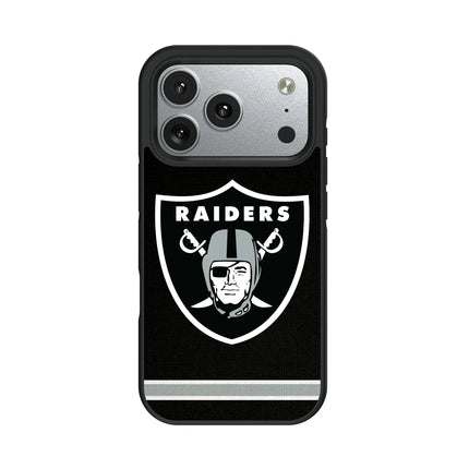 Las Vegas Raiders Stripe Bump Phone Case for Apple iPhone